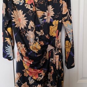 Floral Wrap Dress